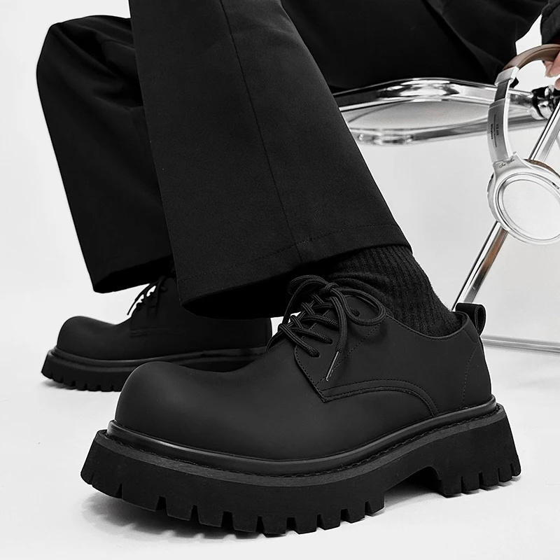 Мужские классические туфли на платформе повседневные деловые свадебные