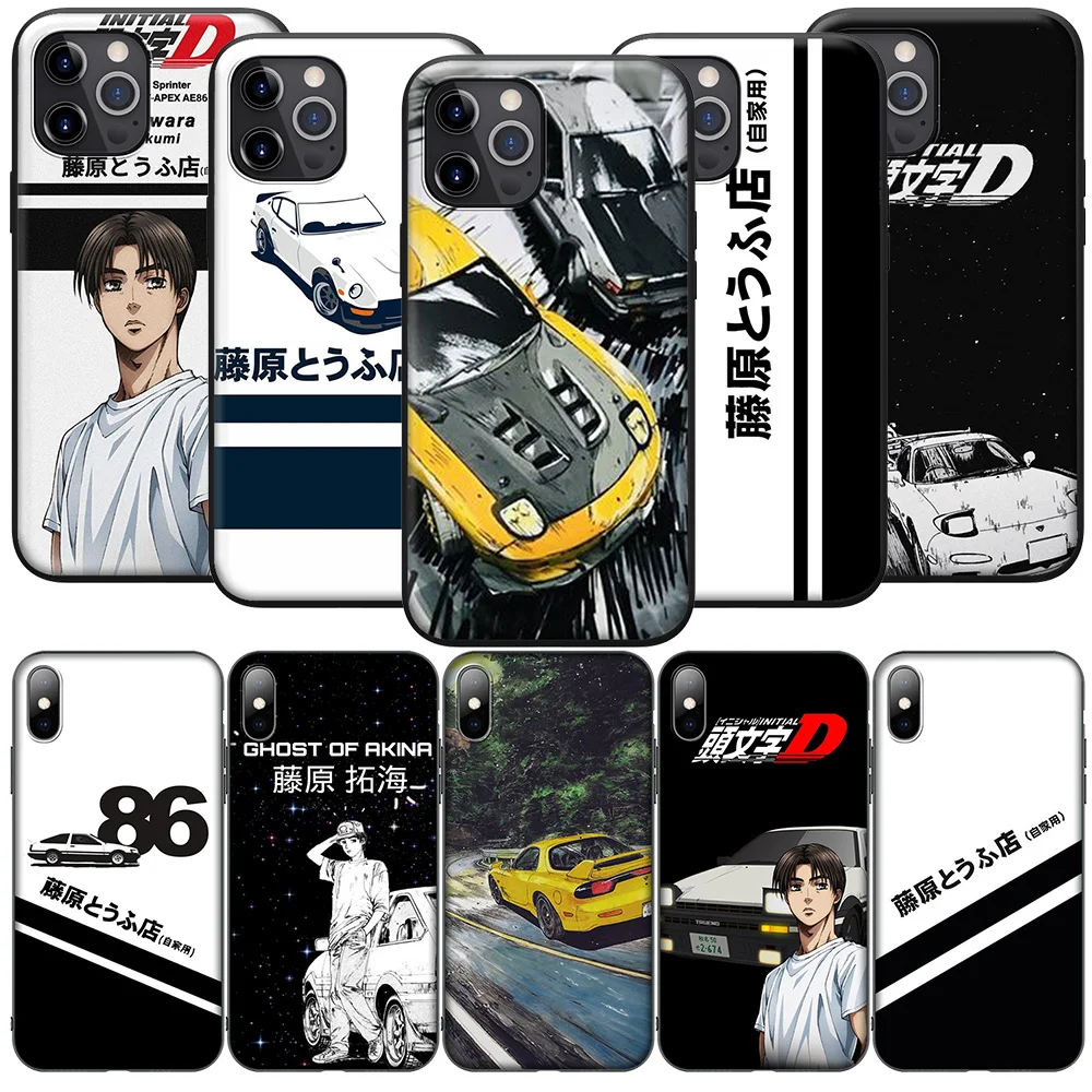 SK9 Anime Initial D AE86 Case for Samsung Galaxy A55 A53 A52 A51 A21S A21 A22 A24 A25 A13 A12 A11 M15 M55 A05 A05S A31 A35