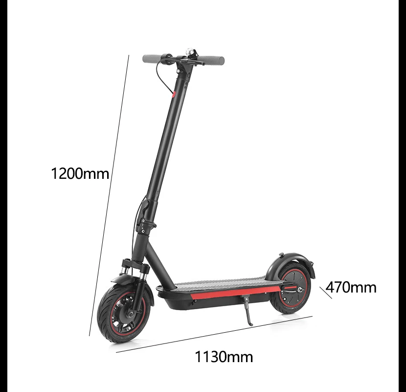 Электрический складной скутер для путешествий 10 дюймов толстая колонна