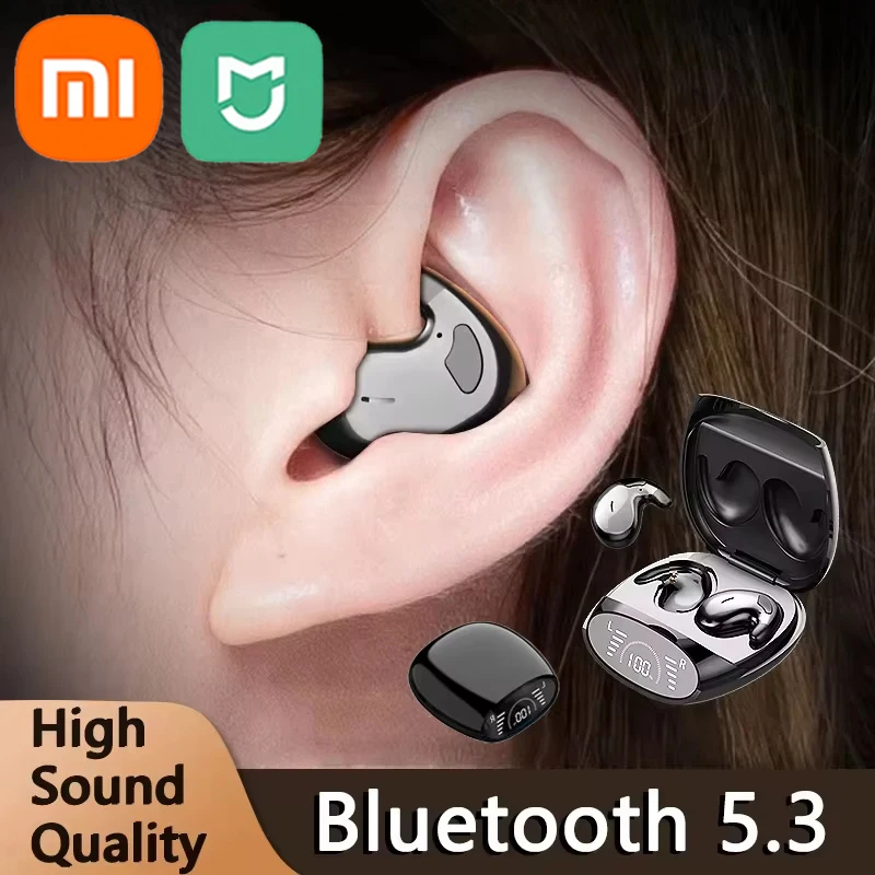 Xiaomi MIJIA Sleep Невидимая гарнитура Ipx5 Водонепроницаемые беспроводные Bluetooth 5 3