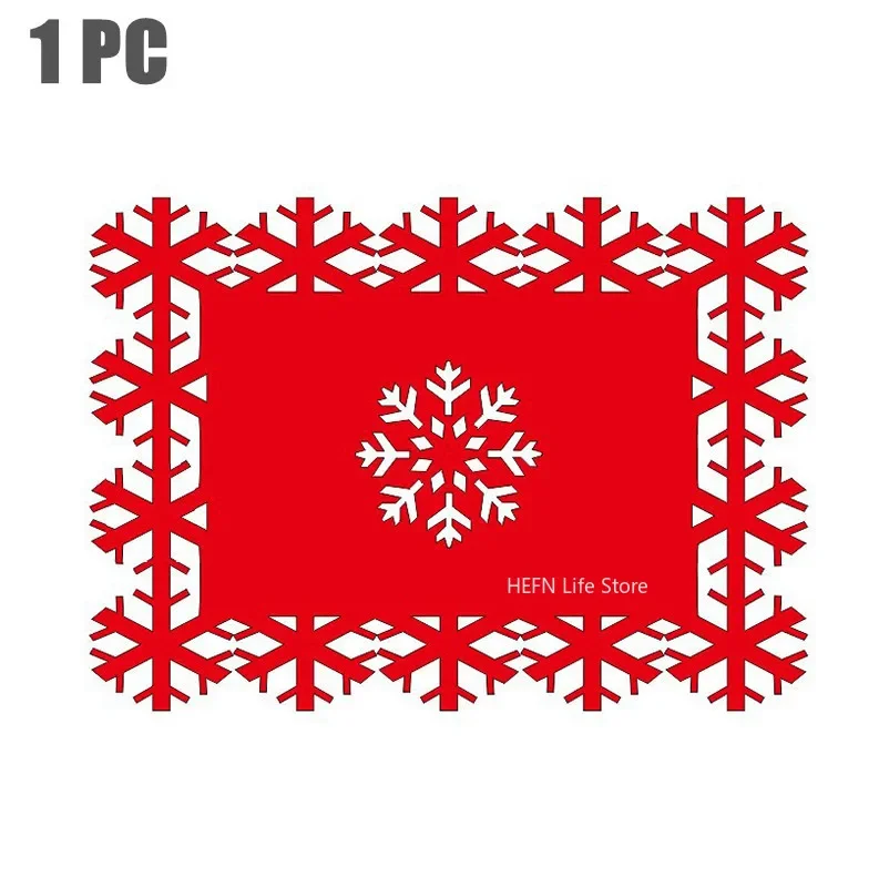 Фетровые новогодние подставки для чашек и посуды