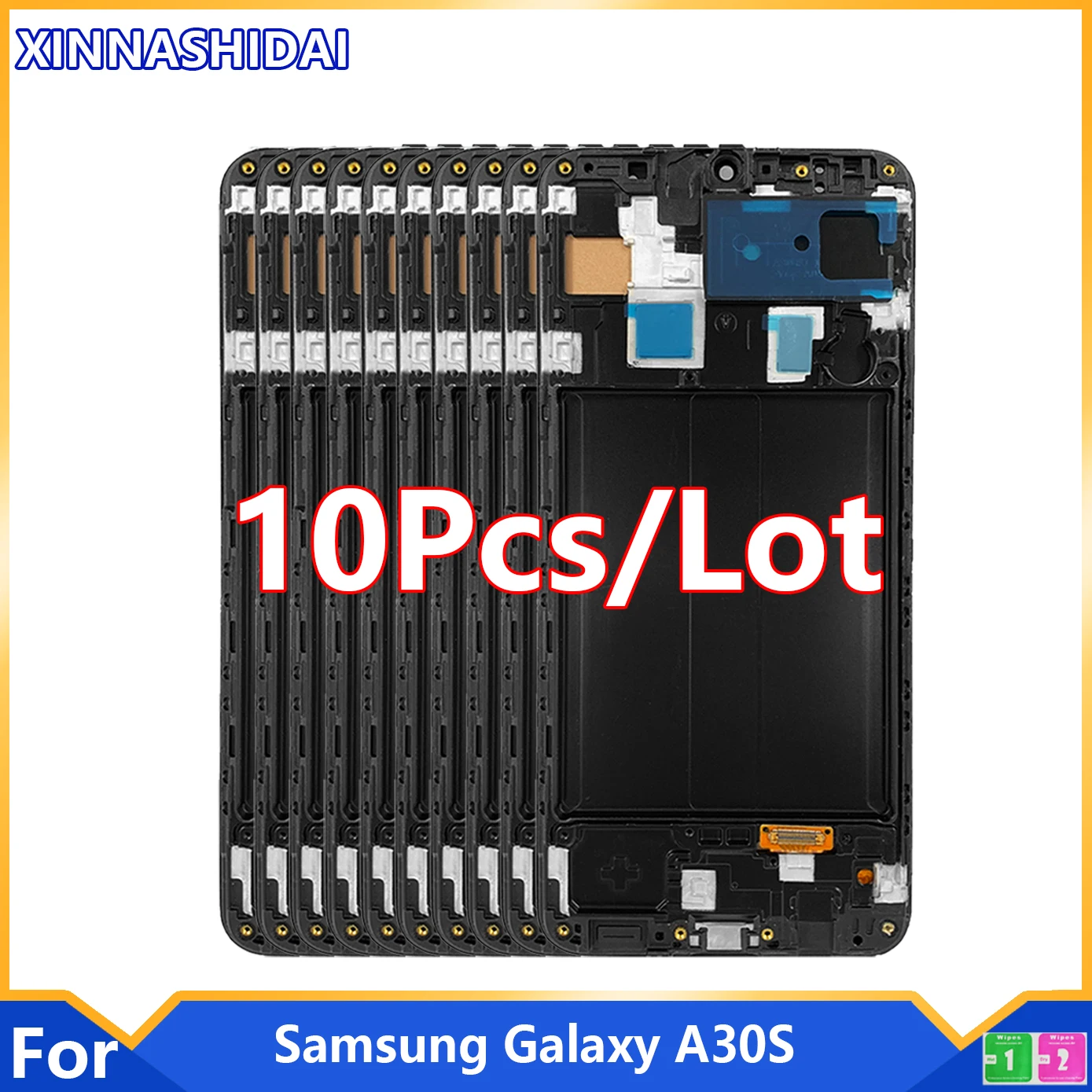 Оригинальный дисплей для Samsung Galaxy A30S 10 шт. ЖК-дисплей сенсорный экран деталь в