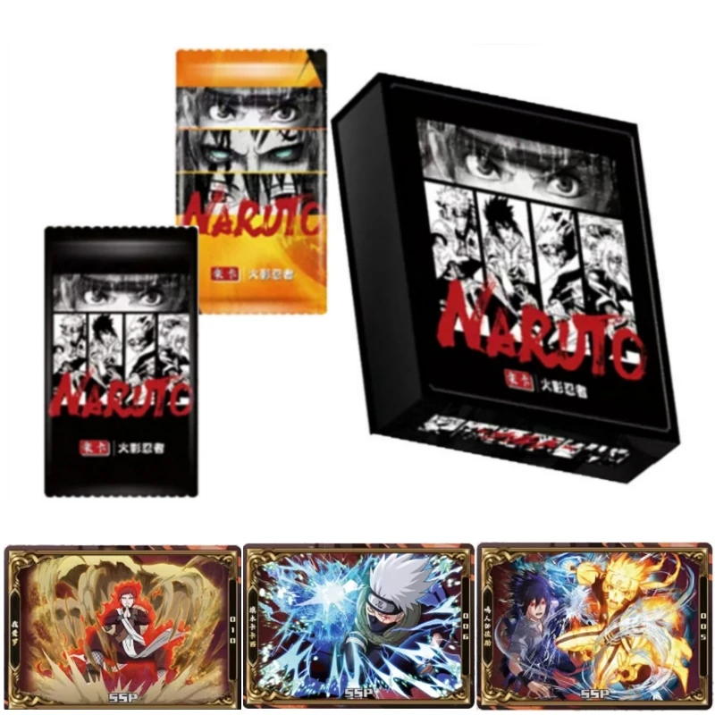 

Naruto Cards LEKA Anime Figure Collection Playing Card Booster Box Toys Mistery Box Board Game Birthday Gifts for Boys and Girls