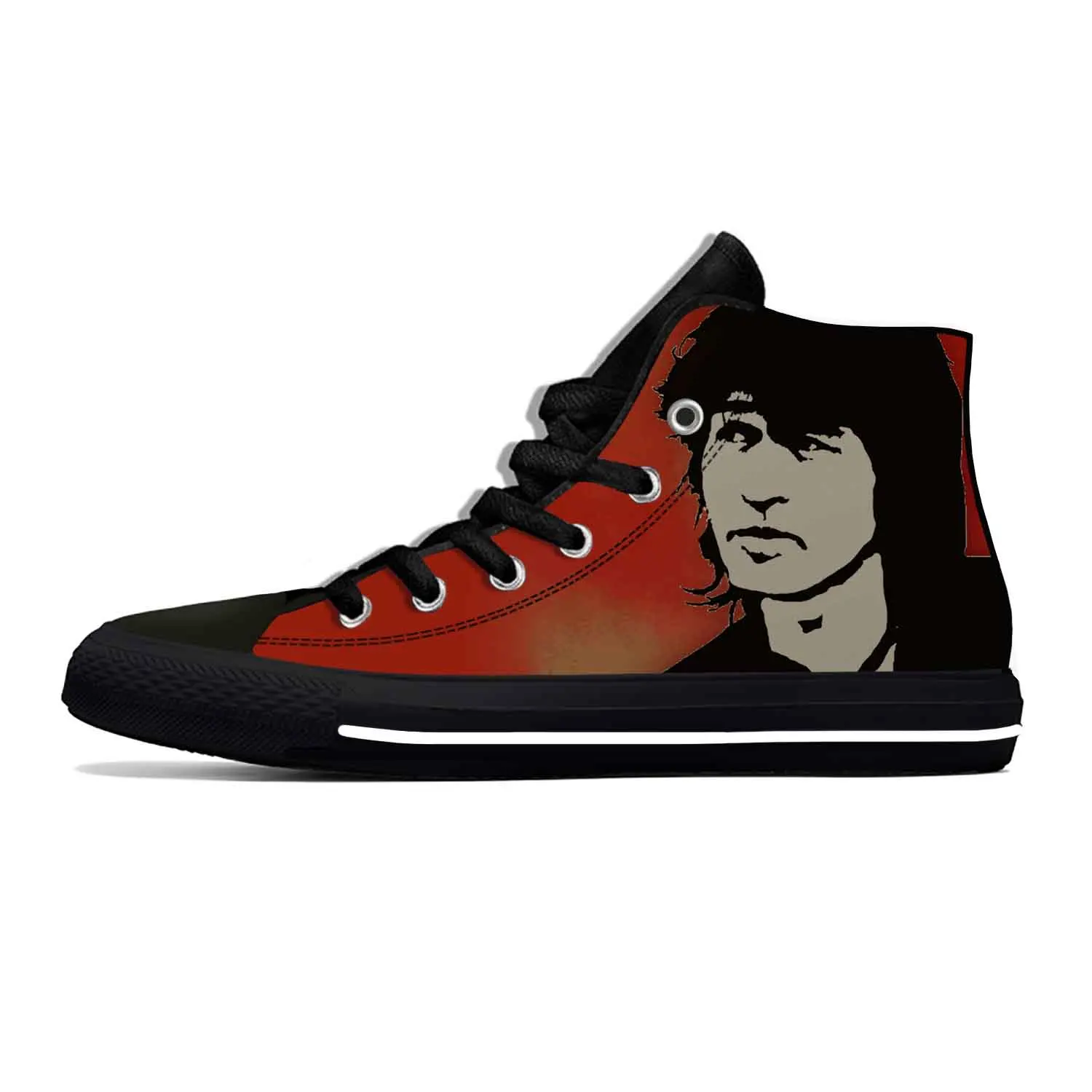 

Viktor Tsoi Kino Russian Rock Band Music Fashion Casual Cloth Shoes High Top Lightweight Breathable 3D Print Men Women Sneakers