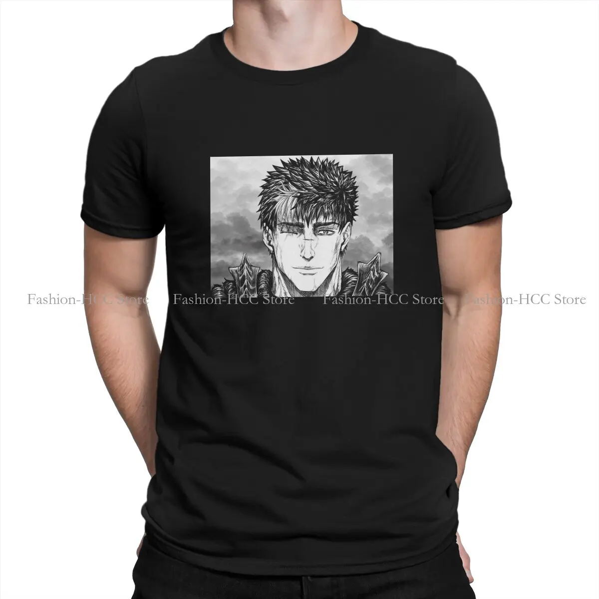 

Berserk Guts Anime Crewneck Original TShirts Berserk_ Kentaro Personalize Men's T Shirt New Trend Tops Size S-6XL