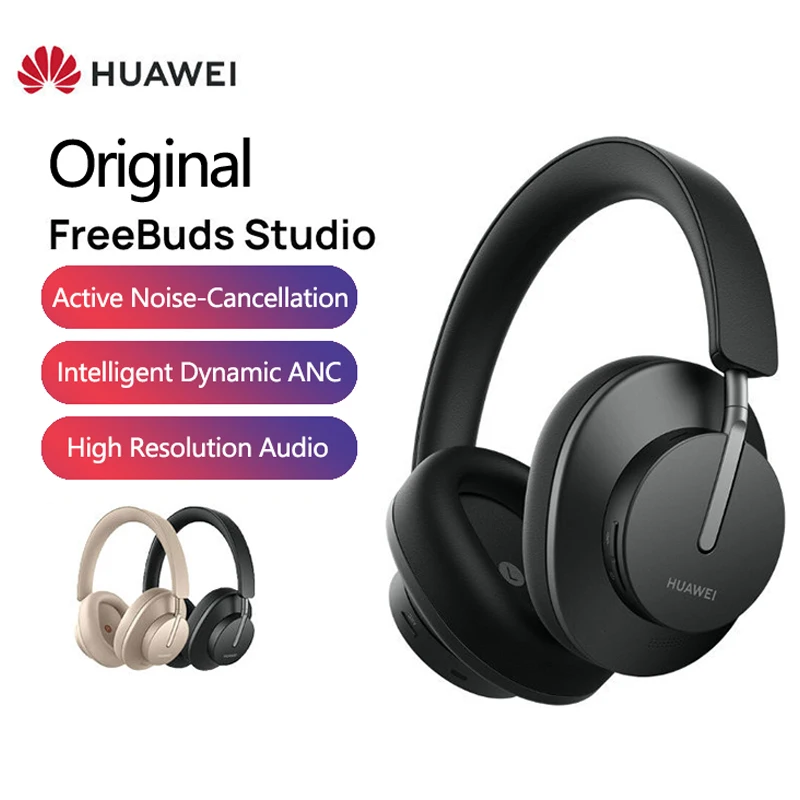 

Наушники Huawei Freebuds Studio Bluetooth 5,2 ANC, 6 микрофонов, шумоподавление, AAC, HiFi, аудиофил, стерео, беспроводная гарнитура
