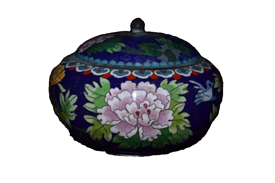 

Laojunlu A Fine Cloisonné Finely Crafted Jewellery Box Chinese Traditional Style Antiques Fine Art Gifts Crafts