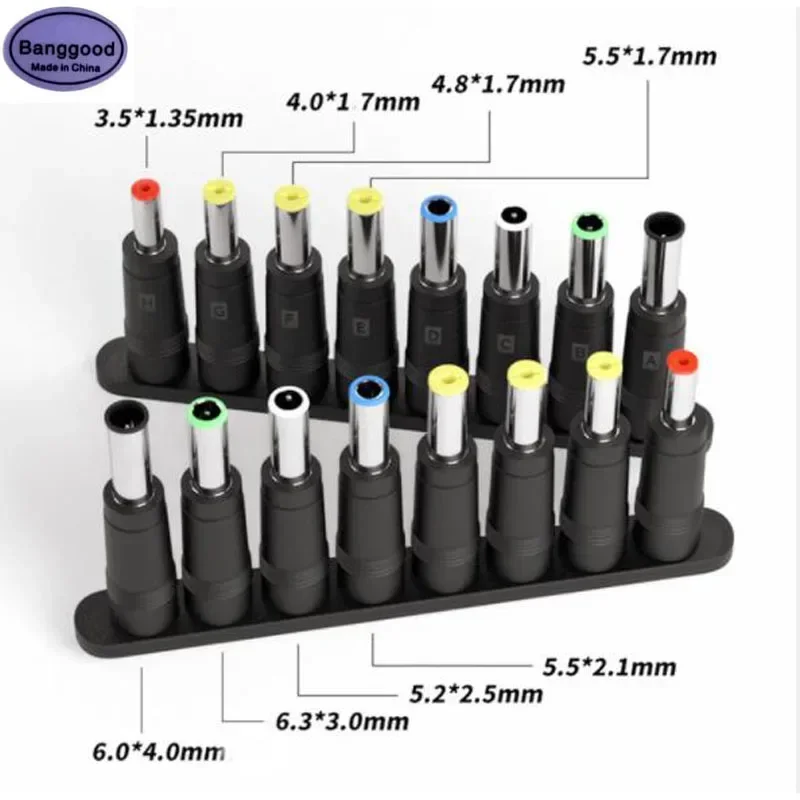 Набор 8 в 1 универсальный адаптер питания постоянного тока для ноутбука разъем