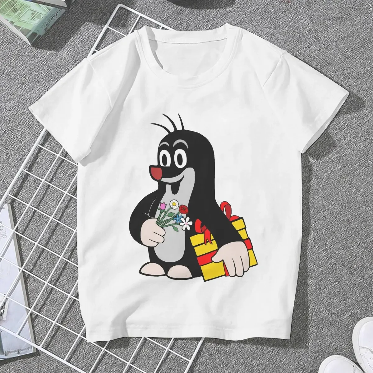 Аниме Krtek The Mole Подарочная футболка Женские топы с графическим рисунком Винтажная