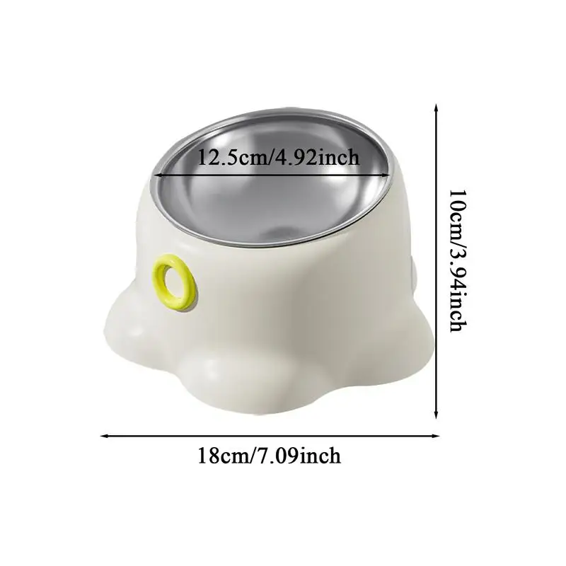 Наклонная миска для корма домашних животных наклонная кошек кормления в