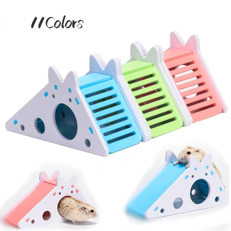 

Hamster Slide Toy Assembled Guinea Pig Golden Bear Funny Breathable Hamster House Nest Chinchillas Hamster Accessories Wholesale