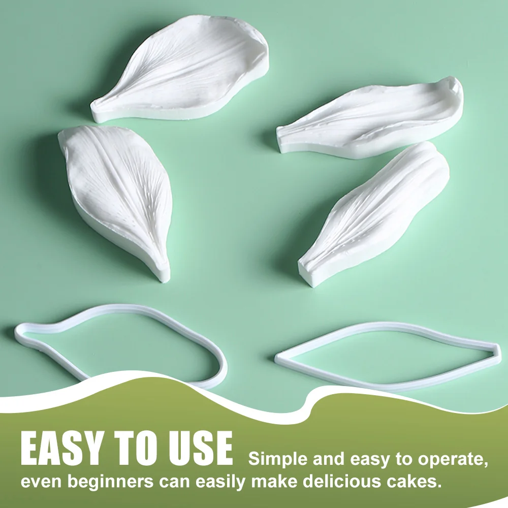 6 шт. силиконовая форма Лилия нарцисс набор пластиковых форм для резки инструмент