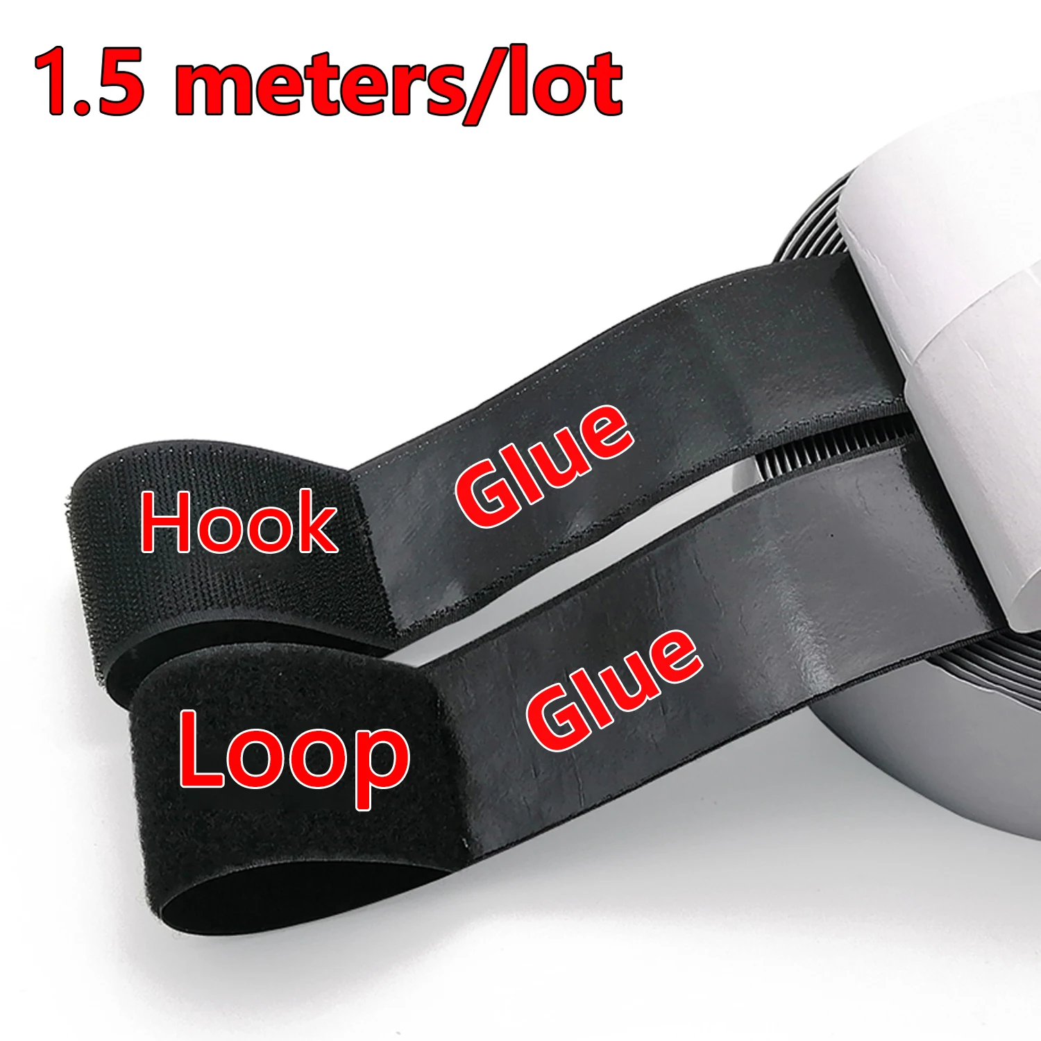 Прочная самоклеящаяся лента для крепления крючков и петель 50 мм нейлоновая