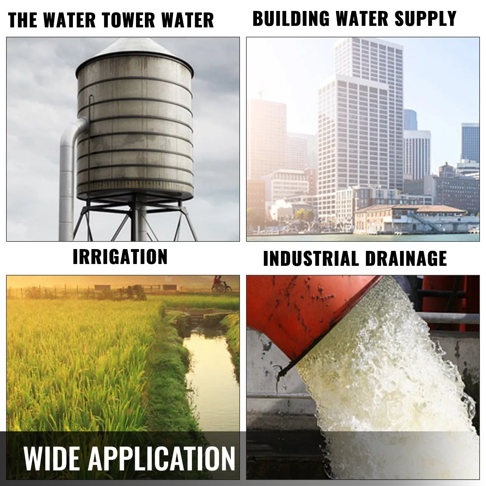 

3HP Deep Well Pump With 10M Cable 42GPM Submersible Pump Stainless Steel Solar Water Pump Farmland Agricultural Irrigation