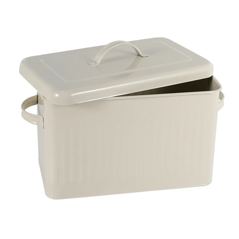 Металлическая коробка для хранения 8 л органайзер риса кухни ванной офиса