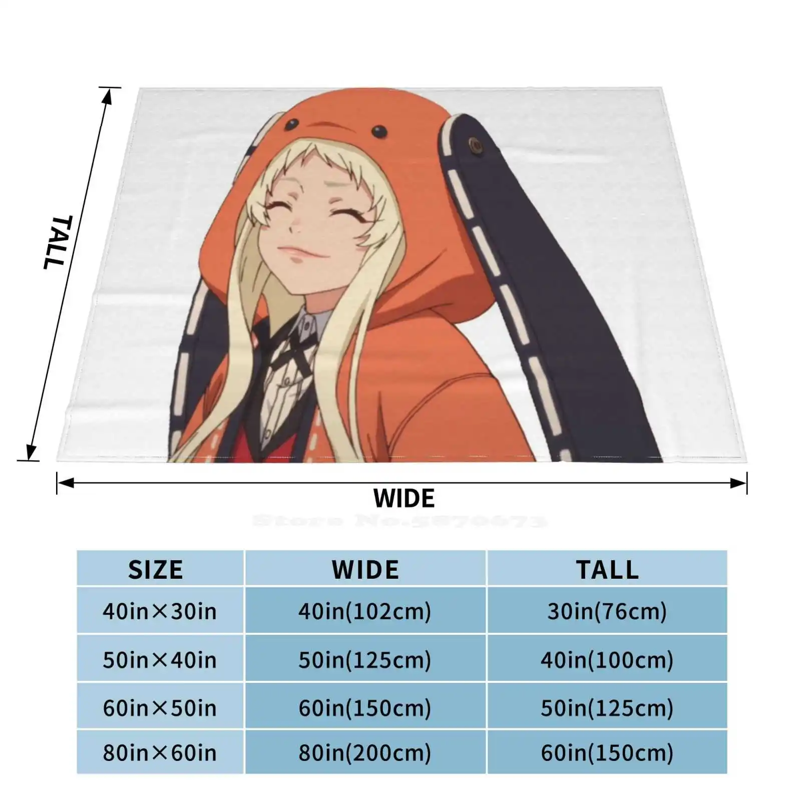 Runa Yomozuki модное мягкое теплое фланелевое одеяло Yumeko Jabami Mary Saotome Kirari Momobami Midari Ikishima