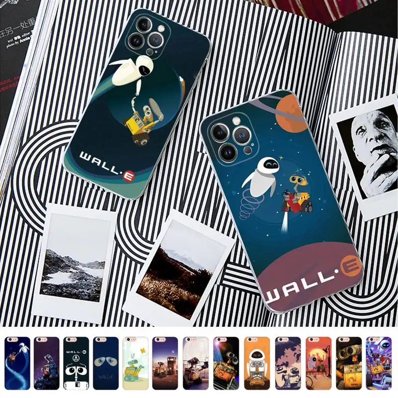 

Disney Walle Phone Case For iPhone 14 11 12 13 Mini Pro XS Max Cover 6 7 8 Plus X XR SE 2020 Funda Shell