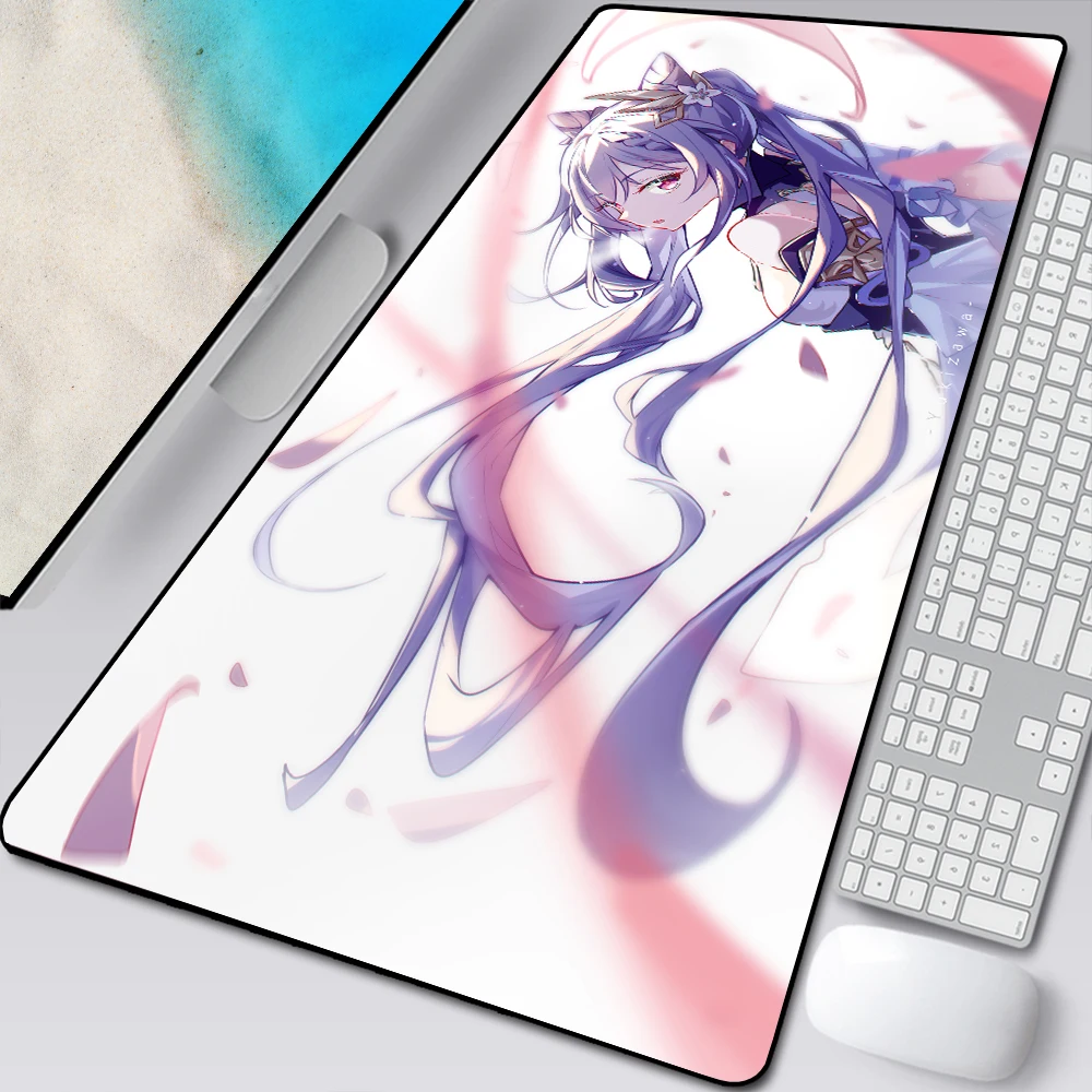 

Genshin Impact 90x40cm Large Mouse Pad Gaming Accessories PC Laptop Gamer Mousepad Anime Antislip Non-skid Laptop Mouse Pad Mat