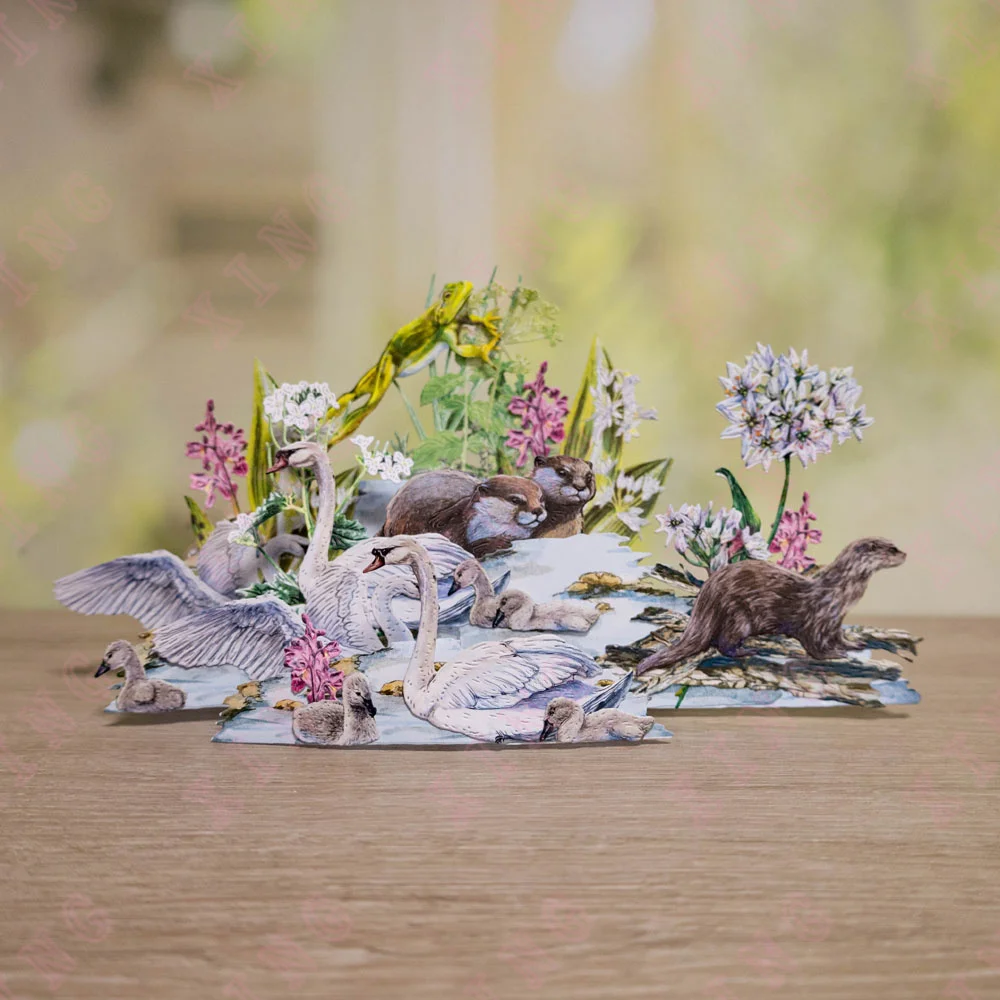 2022 шаблон для украшения альбома скрапбукинга Подарочная открытка сделай сам