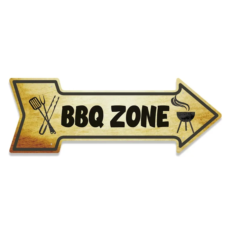 Металлическая жестяная винтажная стрела с надписью на заказ знак приветствия