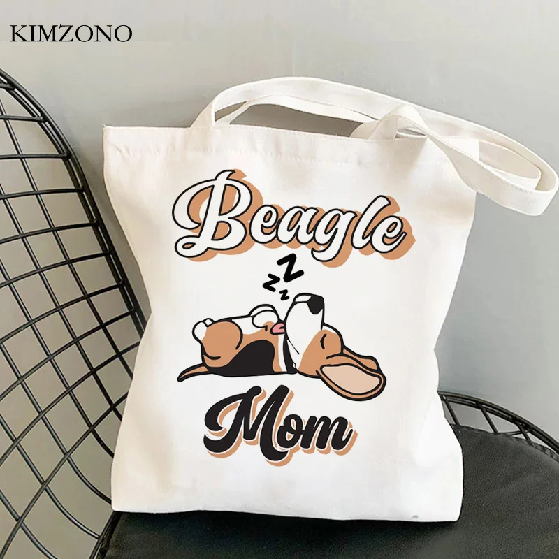 

Beagle, сумка для покупок, холщовые экологически чистые сумки-тоуты, сумка для покупок, сетчатая тканая сумка
