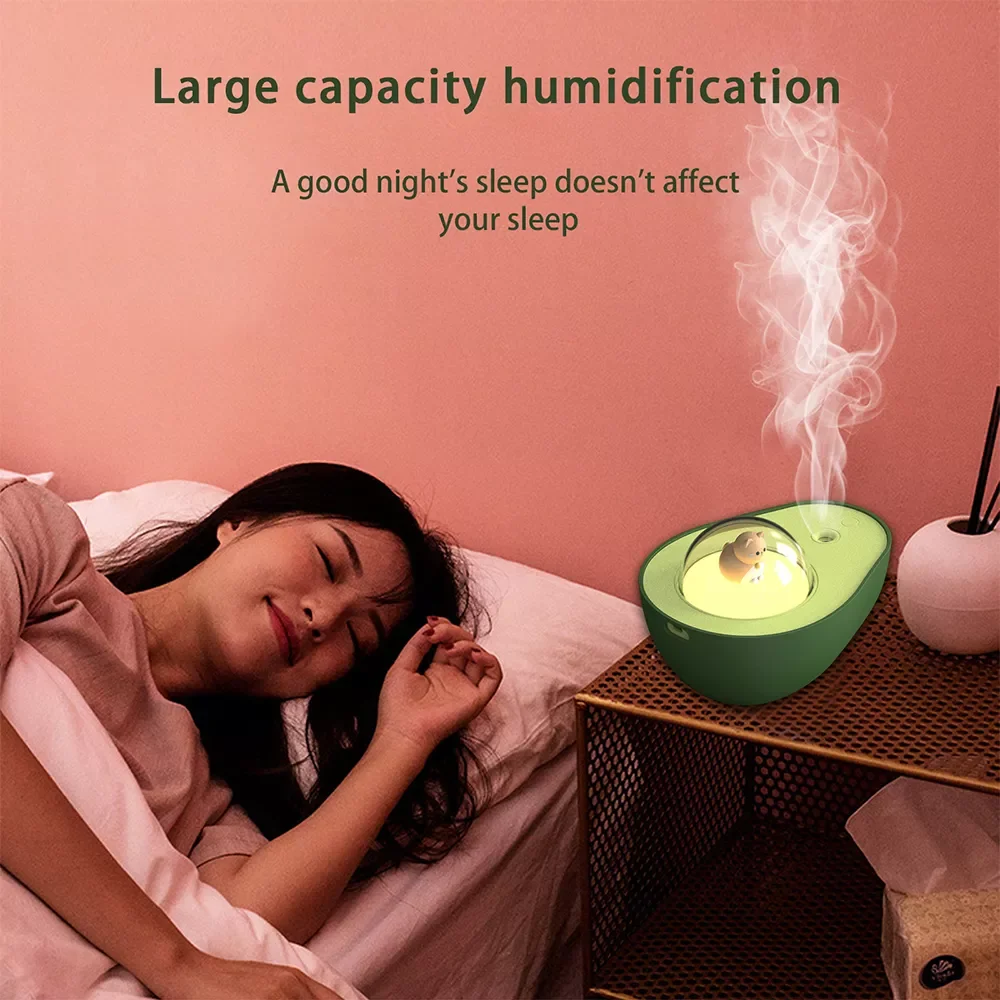 

NEW2023 Protable Humidifier Ultrasonic Essential Oil Mist Maker Mute Spray Fogger USB Wireless Air Humidifier With LED Night Lig