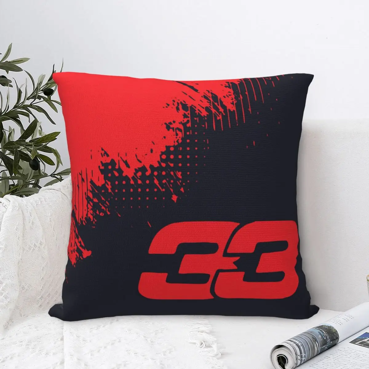 

F1 Max Verstappen 33 Pillowcase Pillow Case Cushion Cover Home Sofa Car Decorative Throw Pillow Printing Decoration Cute 45*45cm