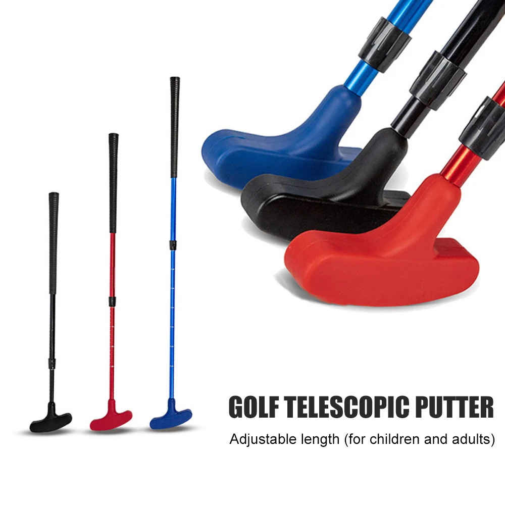 1Pc Kids Adults Golf Putter Club Children Double Side Mini Rubber Head Putter Equipment Fitness Golf Toys for Golf Games Hot