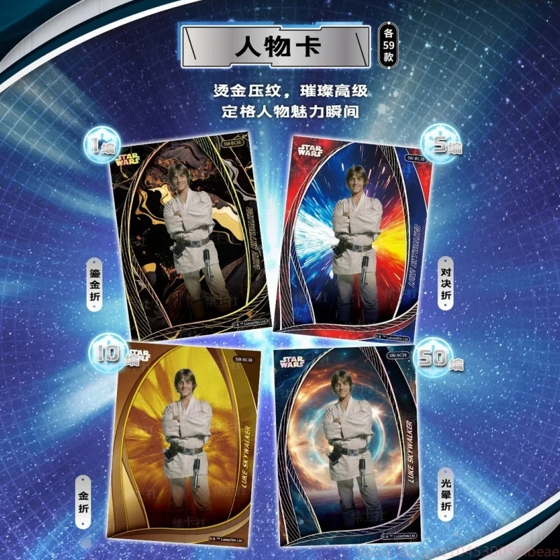 Фото В наличии: Оригинальные коллекционные карты Star Wars Force Duel, лимитированная серия, пронумерованные карты, премиум-коллекционные карточки по фильмам, подарок на фестиваль №5