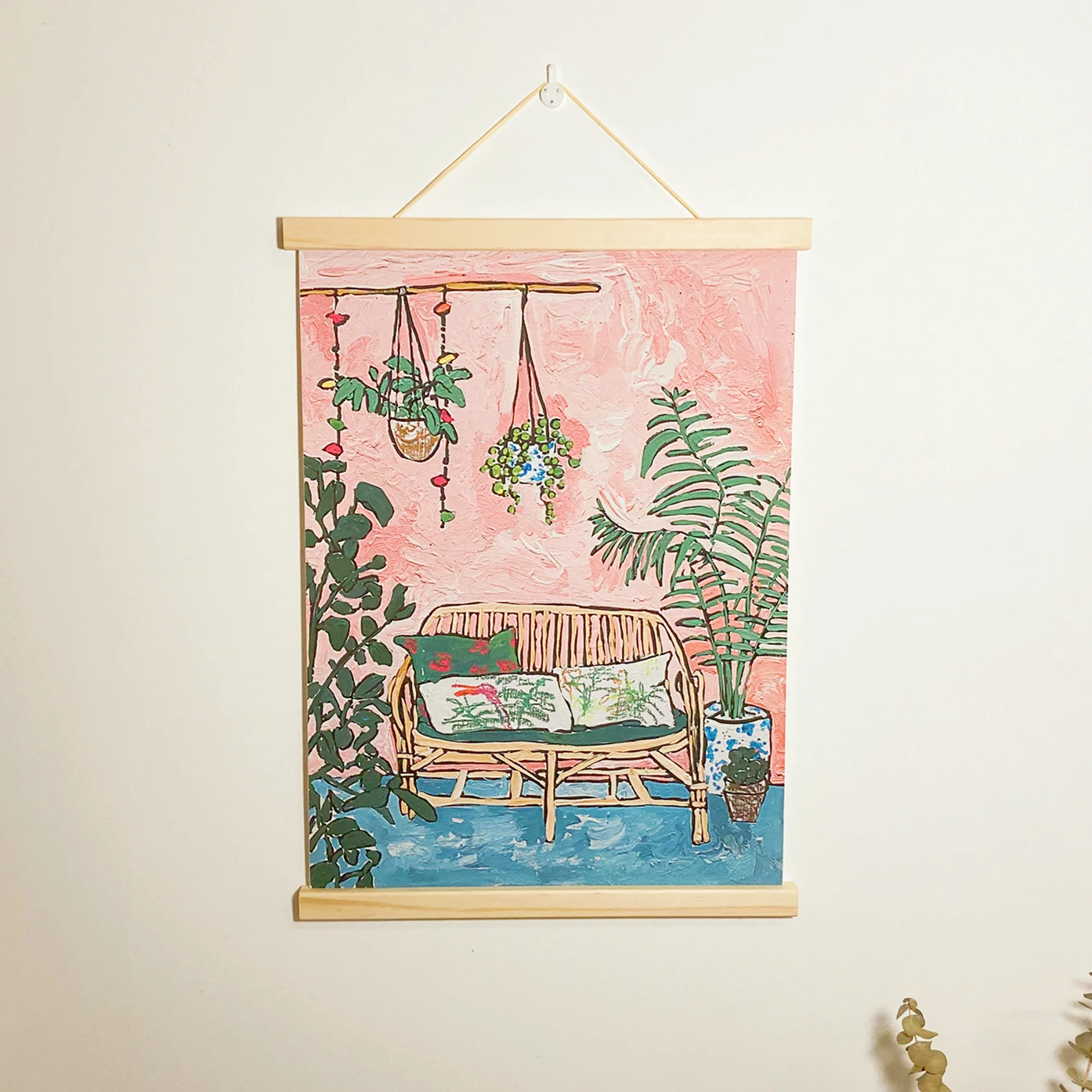 

Холщовый постер MATISSE 23 дюйма, картина для гостиной, домашний декор, искусство на стену с подвесным свитчем из массива дерева