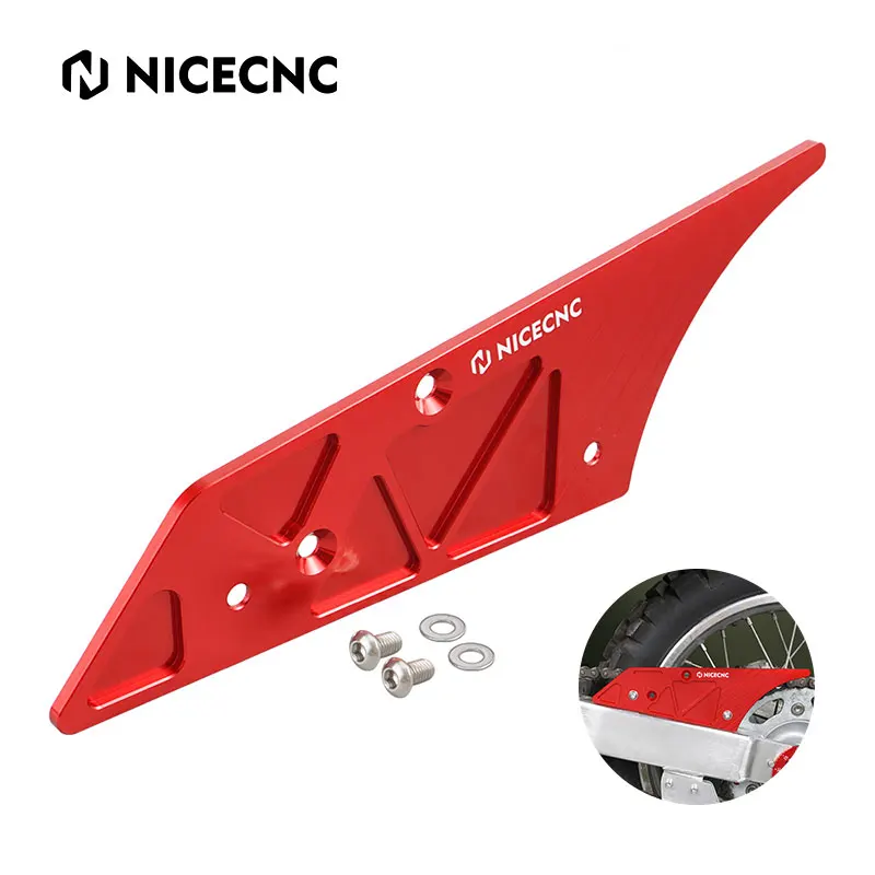

NiceCNC Rear Chain Cover Guard Protector For Honda XR650L XR 650 L 1993-2022 2021 Motorcycle Accessories Billet Aluminum Red