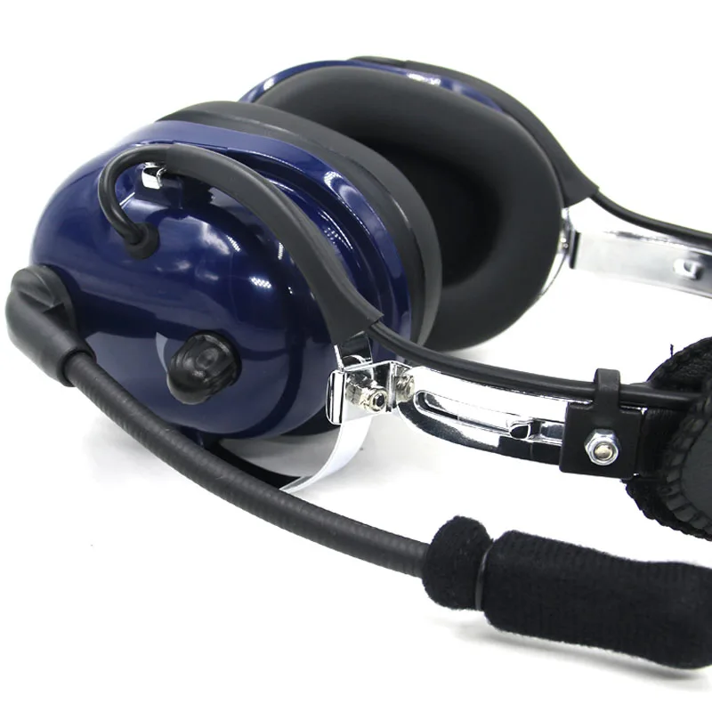 Noise Cancelling Aviation Microphone Headset Earpiece VOX Volume Adjustment for Baofeng UV-5R Kenwood for Retevis H777 Radio