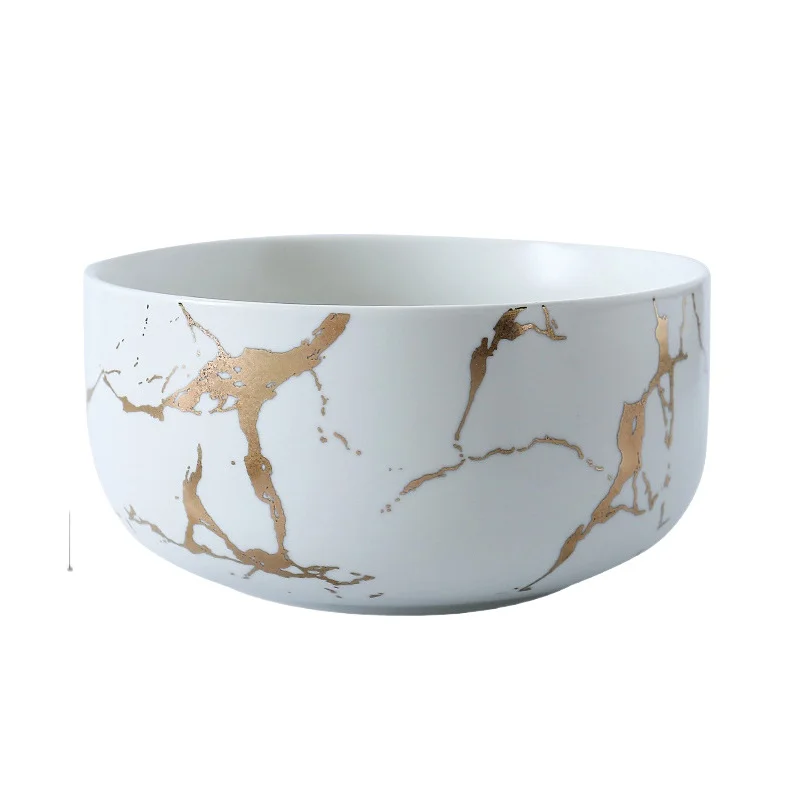 Лучшие золотые мраморные глазури керамический набор посуды для вечеринок