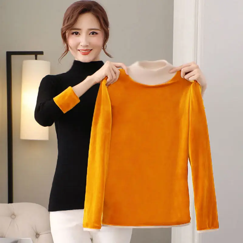 Women's Thermal Underwear Fleece Lined Tops Cami Tank Top Vest Camisoles Sleepwear Sexy Winter Thermals Bottoming Shirt Clothes