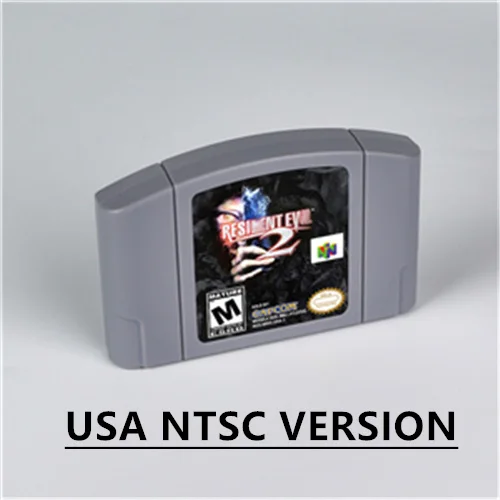 

Residenting Game Evil 2 for 64 Bit Game Cartridge USA Version NTSC Format