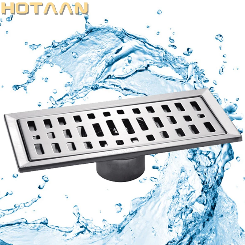 

Решетка слива пола HOTAAN из нержавеющей стали 20х10 см