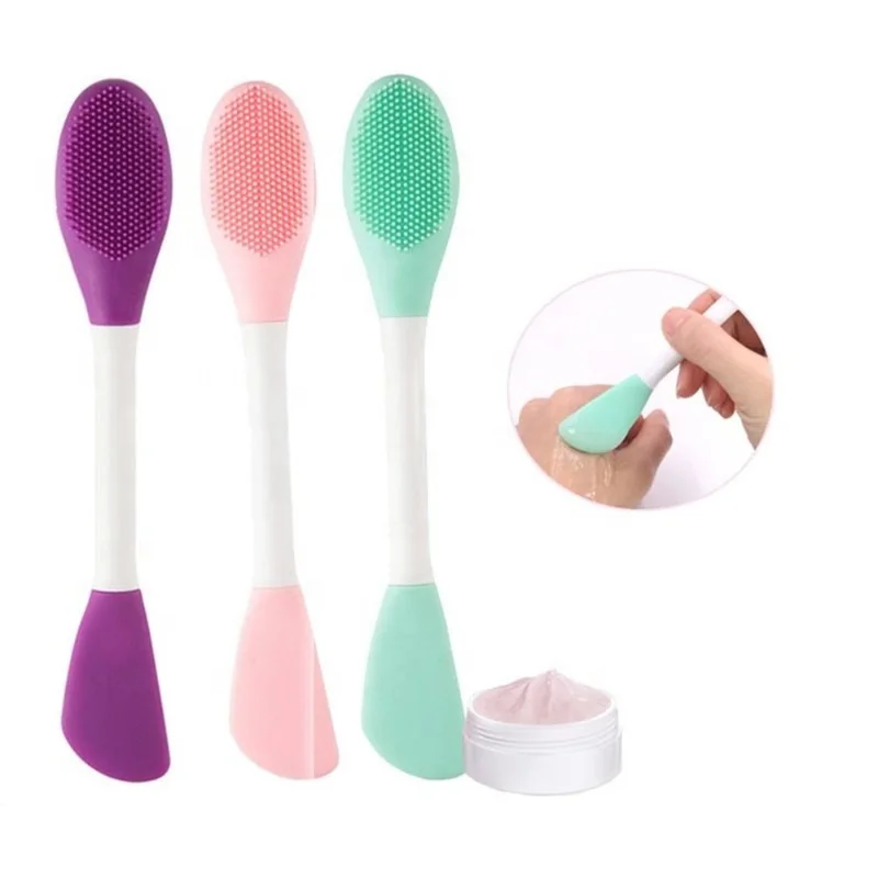 

Silicone Face Mask Brush, Soft Facial Cleansing Scrubber,Lip Exfoliator Skincare Applicator Tools
