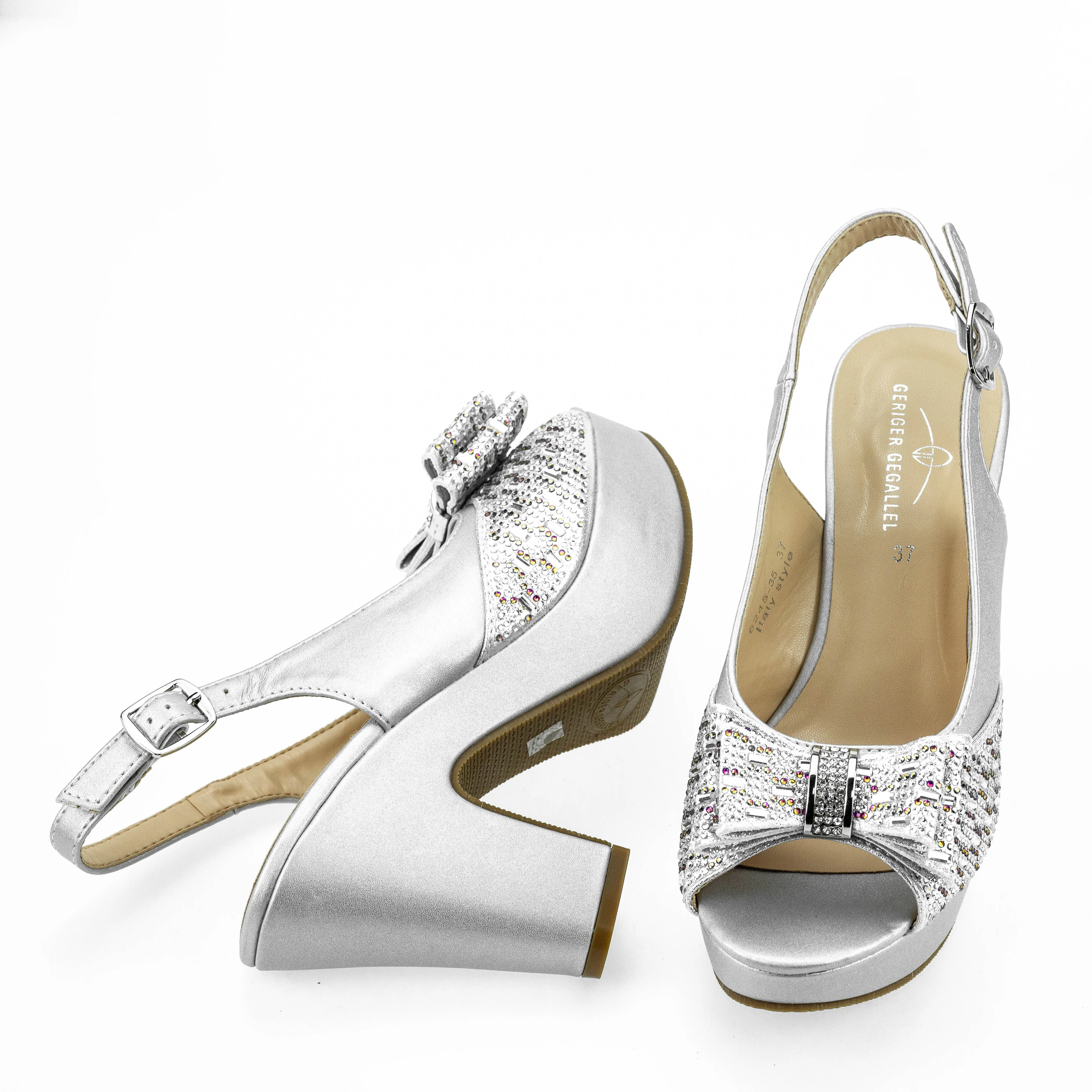 Green Wed Shoes for Bride Bridal High Pumps Heeled Sandals Fashion Designer Shoes Bling Bling Platform Glitter Wed Square Heels