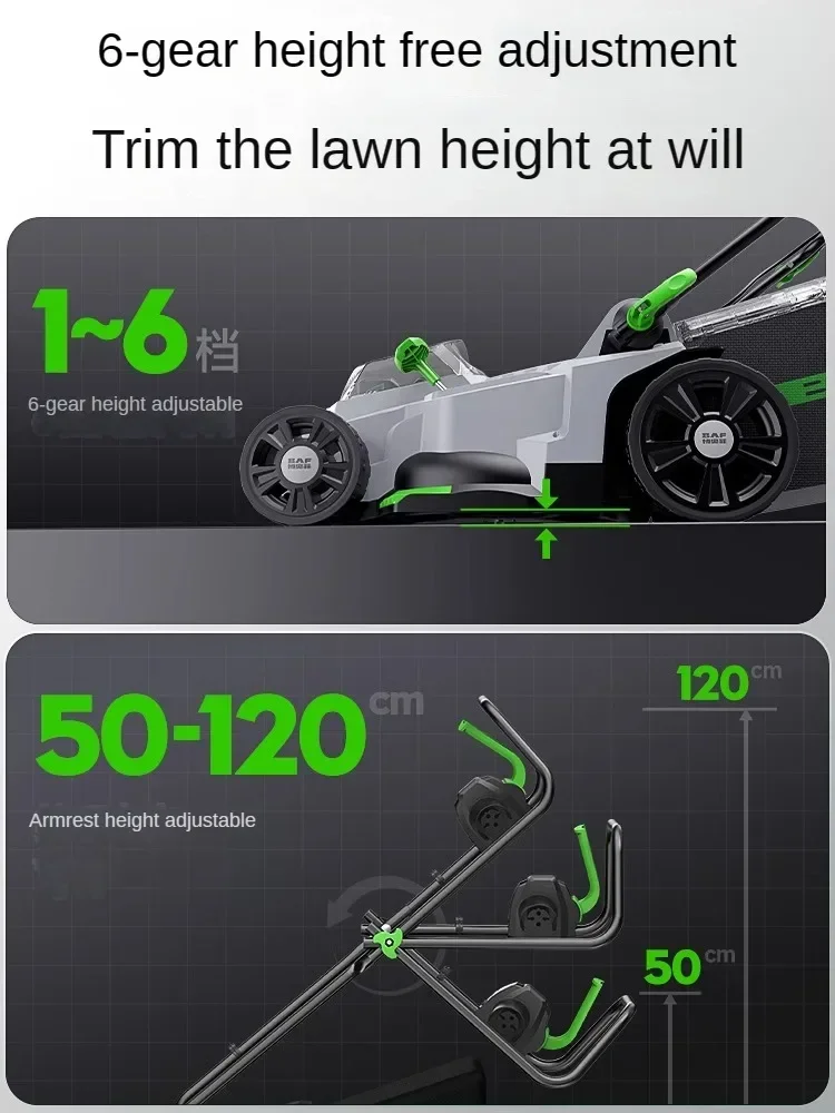 Мощная электрическая газонокосилка — идеально подходит для больших дворов