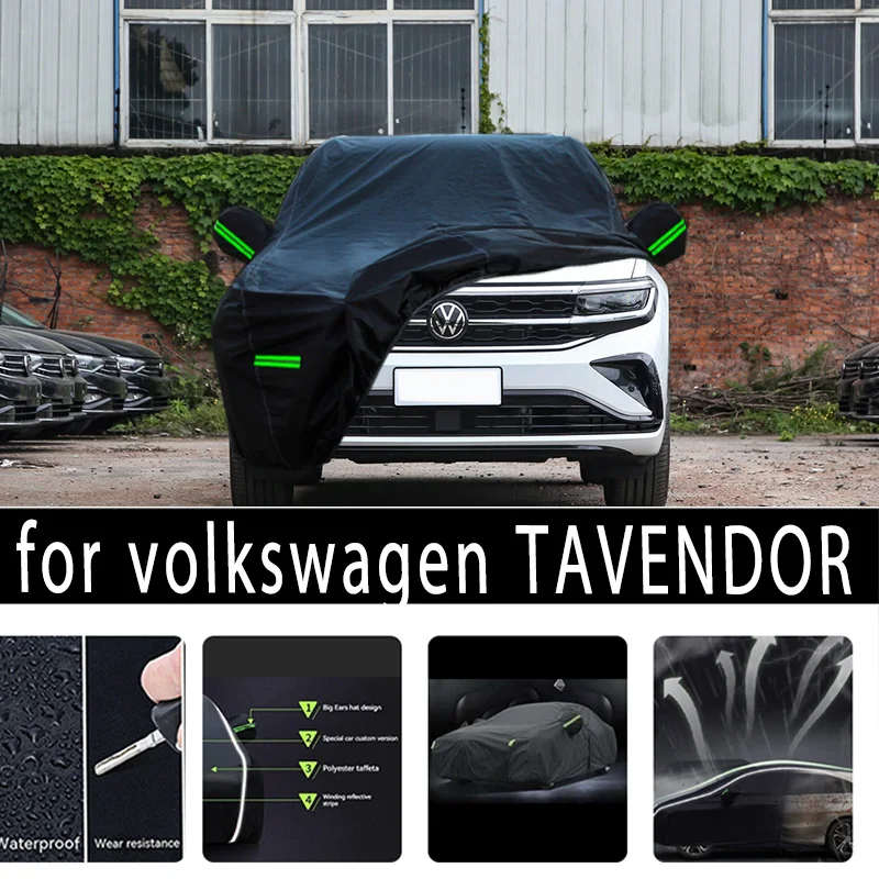 Volkswagen TAVENDOR Внешняя защита Полный автомобильный чехол с защитой от солнца Snow Chehl