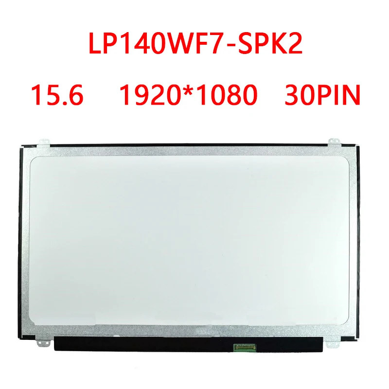 

14.0" LED LCD Screen LP140WF7 (SP)(K2) LP140WF7-SPK2 FRU P/N 5D10M55964 FHD 1920X1080 Display 30 Pin Matte Panel LP140WF7 SPK2