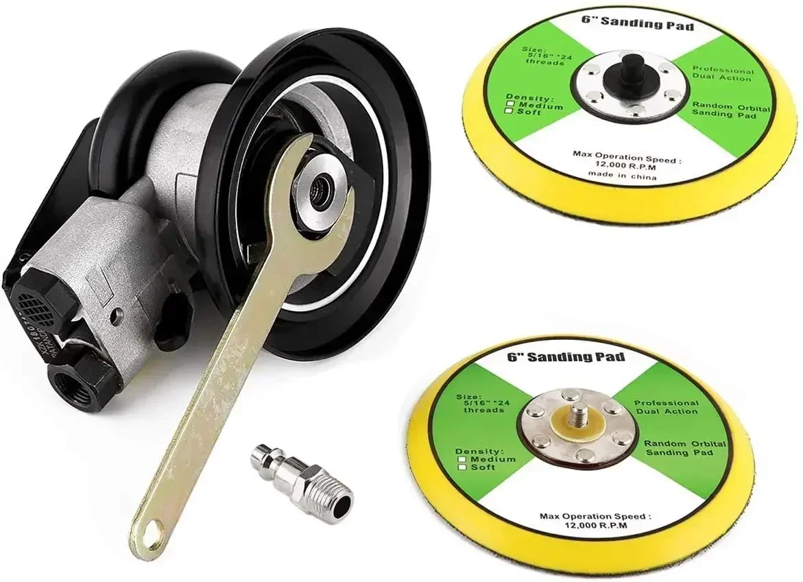 Профессиональная 6-дюймовая воздушная орбитальная шлифовальная машина с