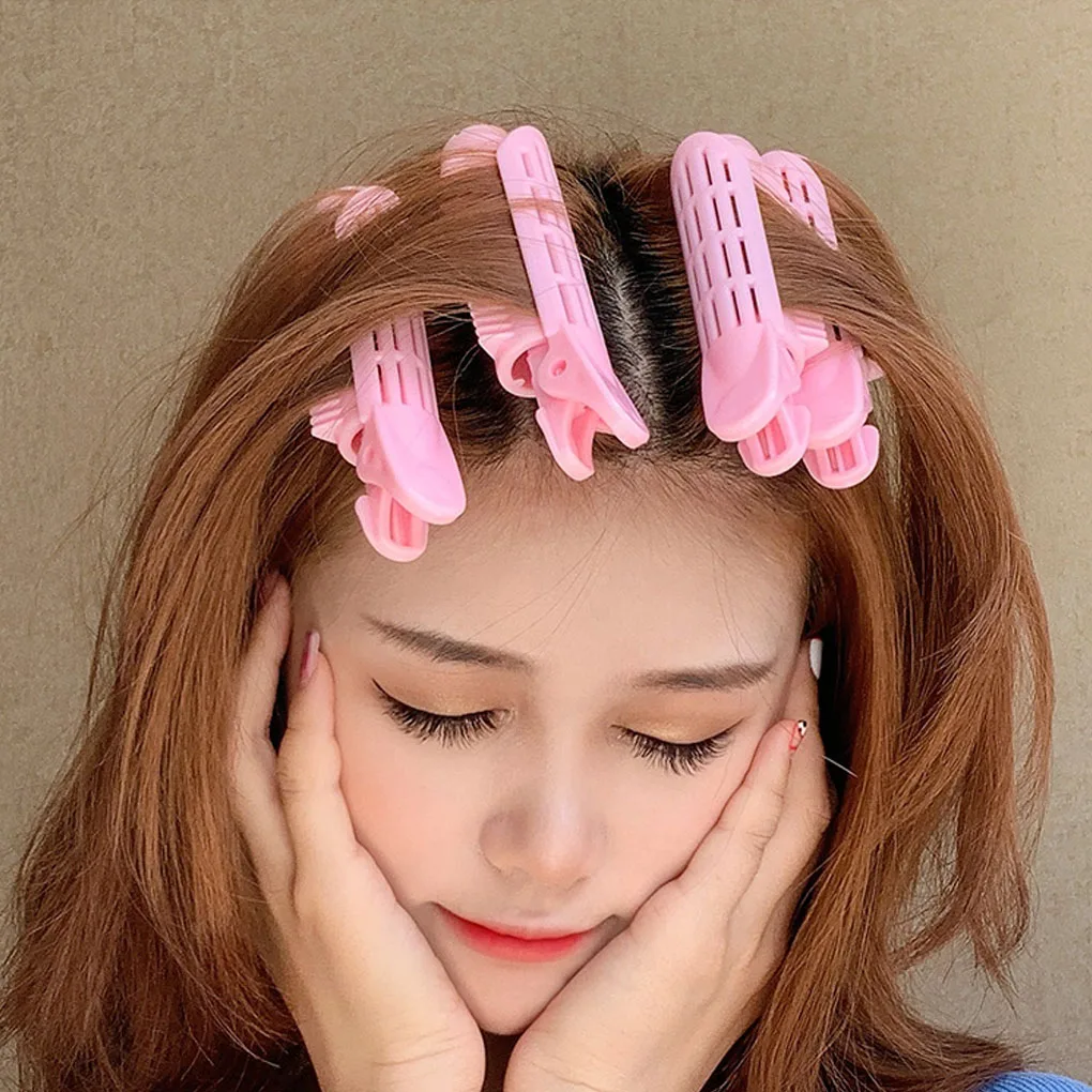 

Natural Fluffy Hair Clip Curly 5pcs Plastic Hair Root Fluffy Clip Bangs Hair Styling Clip Candy Color Hair Pins Hair Accessories
