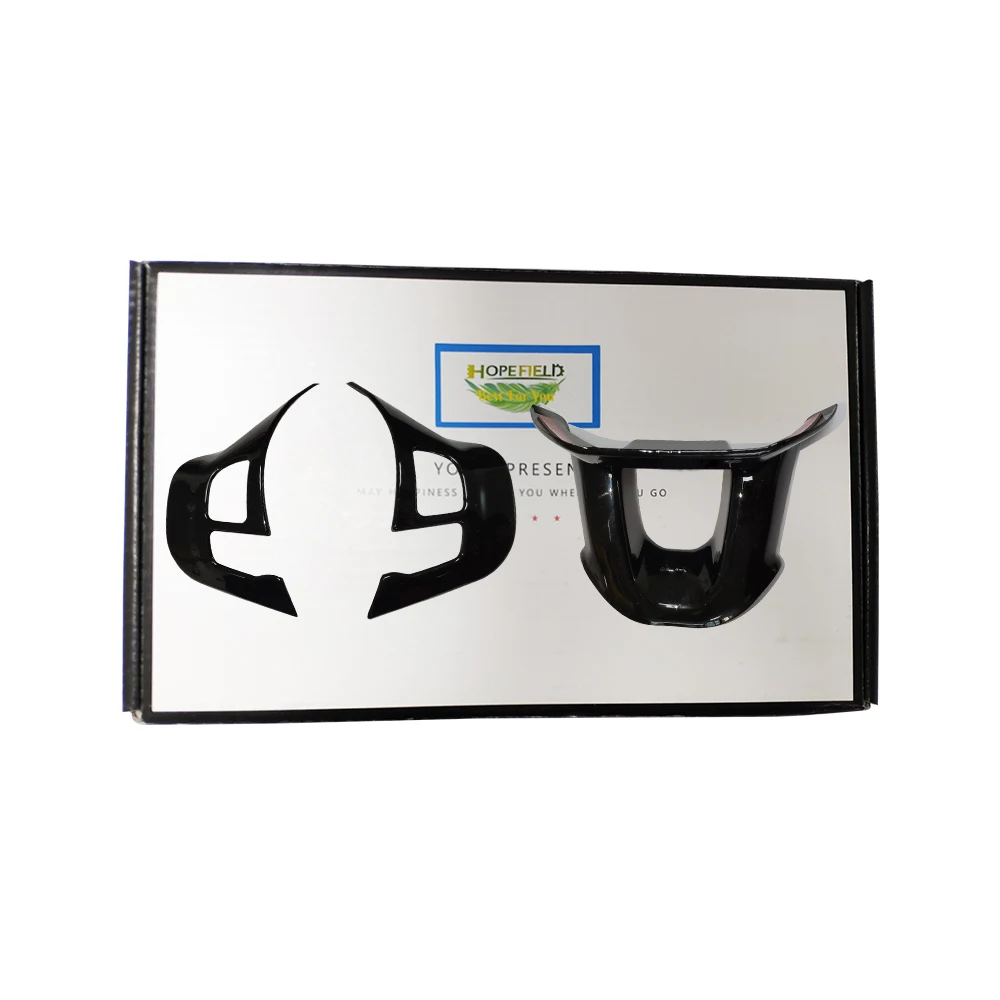 Глянцевая отделка из углеродного волокна Обложка логотип эмблема наклейка на