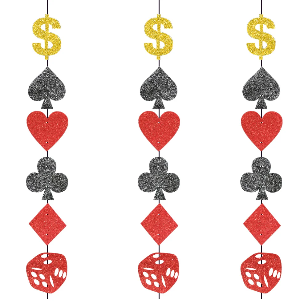 Украшения для вечеринки на тему казино подвесное украшение в потолок покера