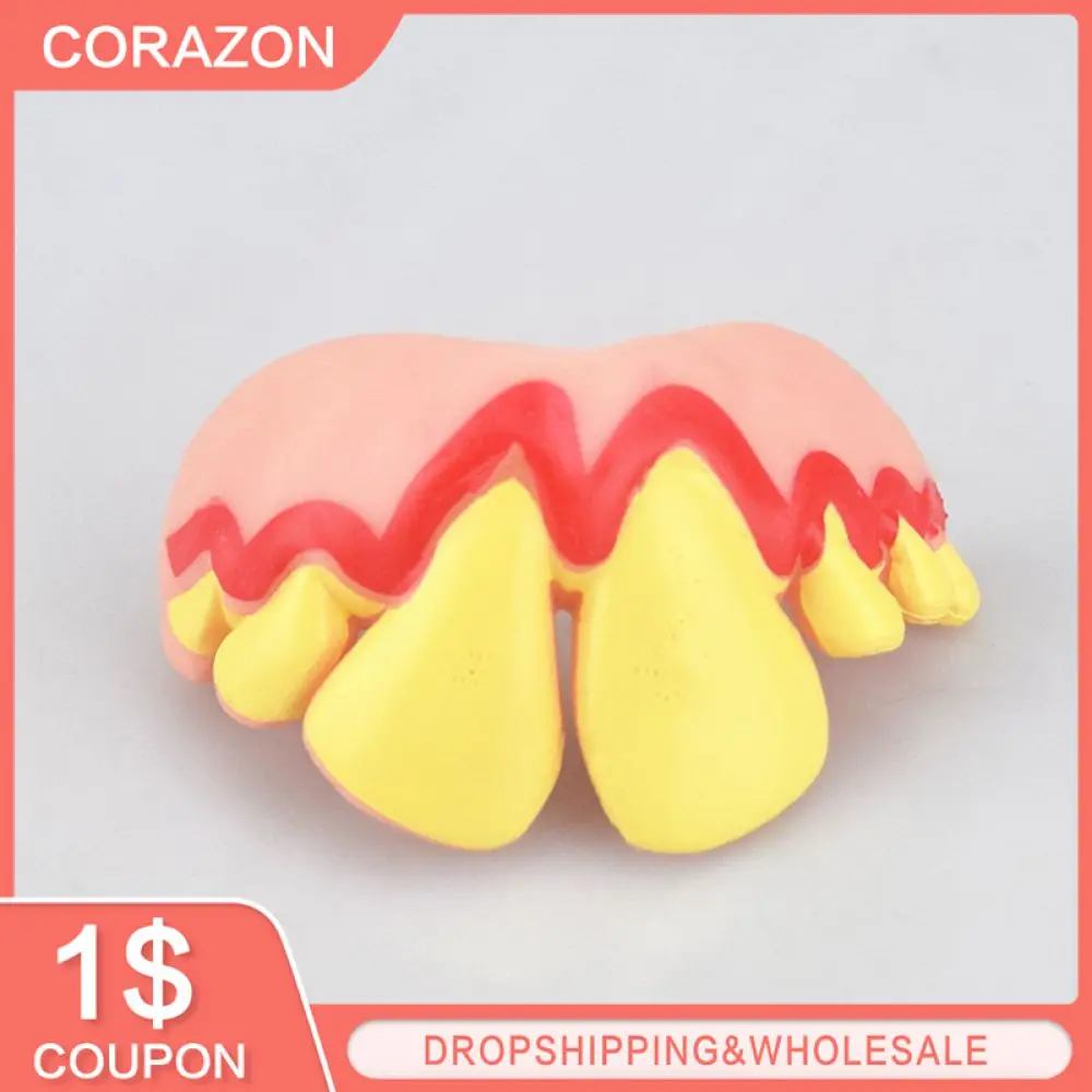 Halloween Entertainment Durable Zombie Tooth Home Furnishing Vampire Non-toxic Practical Funny Dentures Props Toy Simple