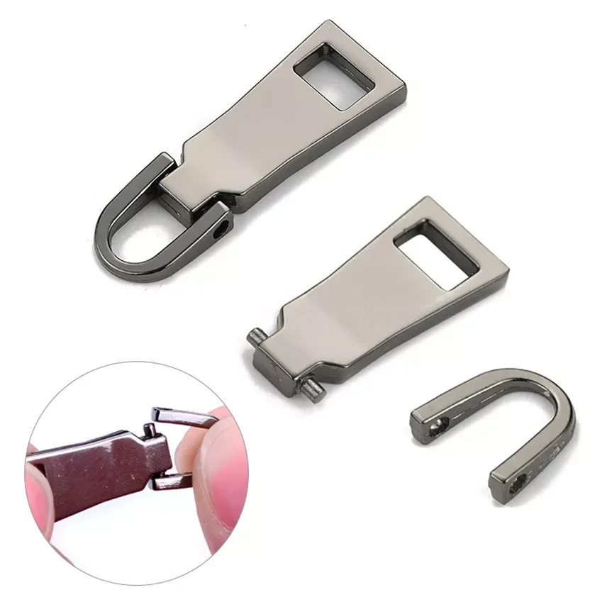 

1Pc 8# 5# 3# Detachable Metal Zipper Pullers for Zipper Sliders Head Zippers Repair for Backpack Coat Tab DIY Sewing Accessories