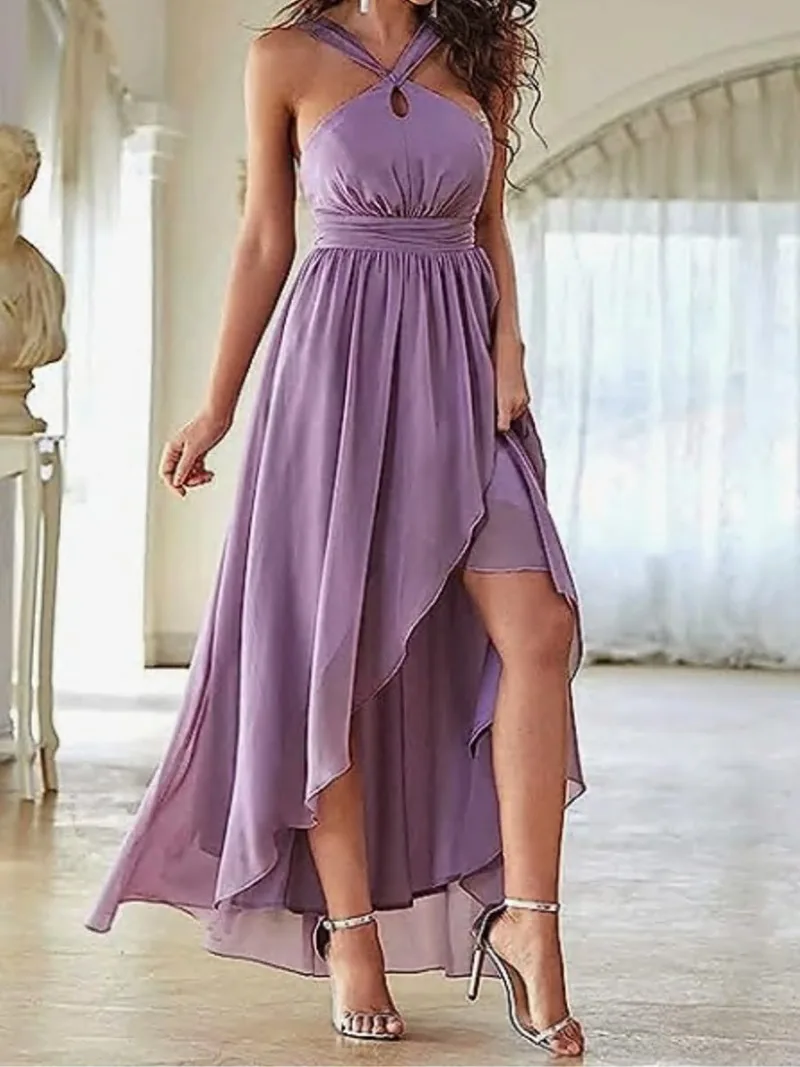 

Sexy Women Elegant Pink Cocktail Party Evening Chic Gala Graduation Dresses Luxury Formal Occasion Bridesmaid Gown Dress Clothes