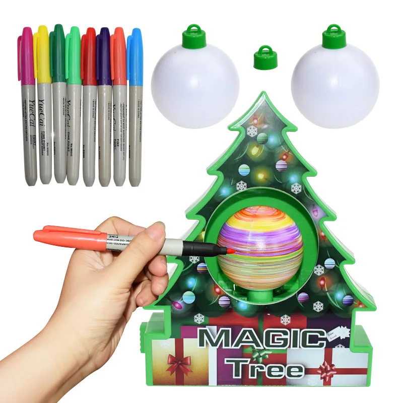 

Easter Egg Drawing Toy Kids DIY Craft Painting Balls Kit Tool Christmas Tree Decoration Ornaments Children Gift Learning Toys