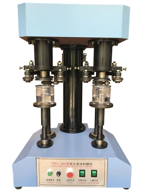 Полуавтоматическая двойная головка круглая алюминиевая машина для пива